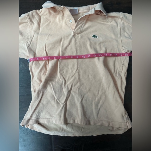 Lacoste orange shirt men’s size small - Picture 4 of 4